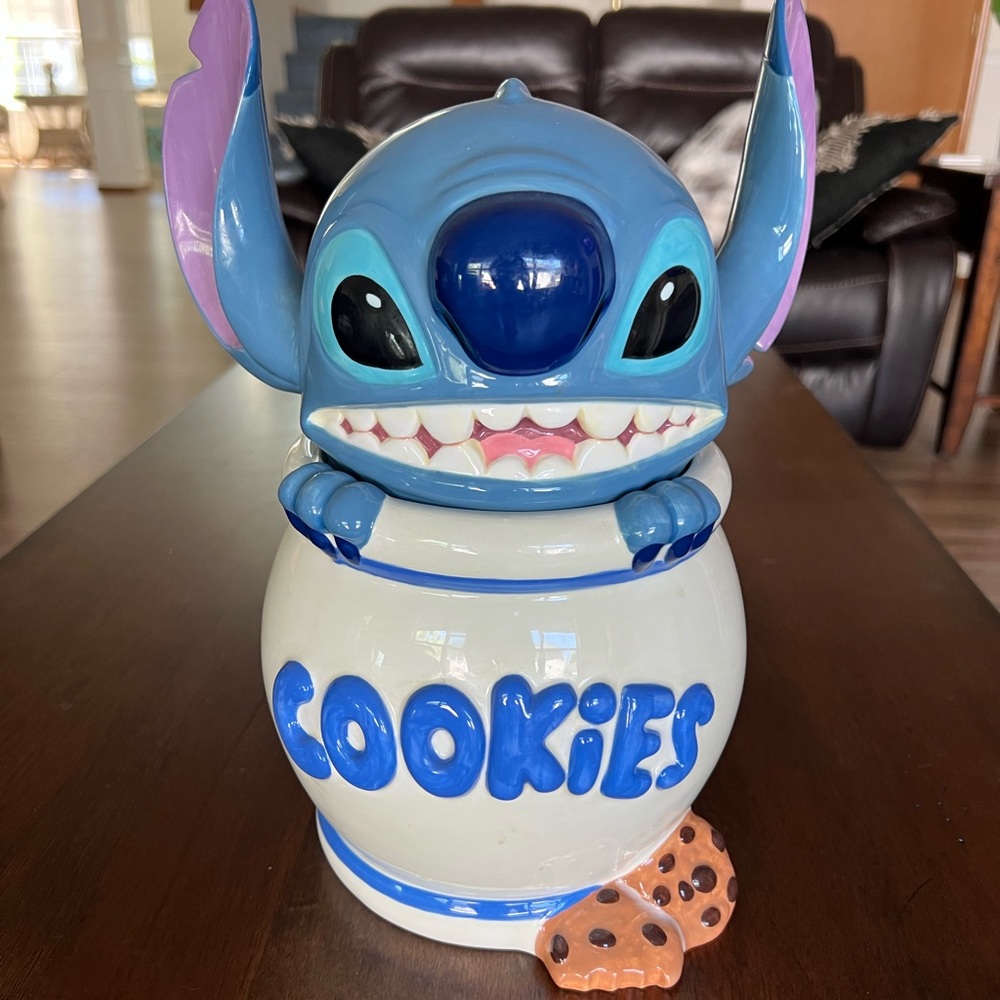 Stitch cookie jar